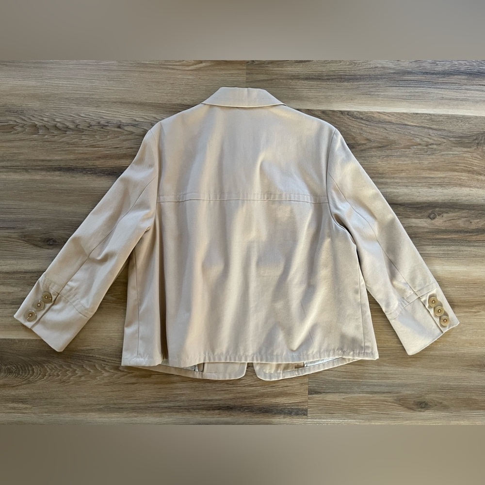 Faonnable Collared Sweetheart Button Jacket In Ca… - image 4